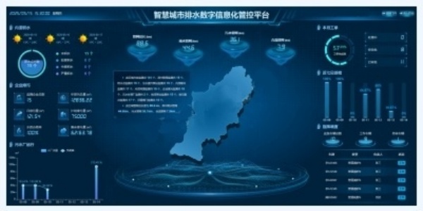 智慧城市排水数字信息化管控平台